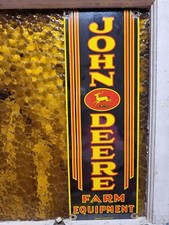 VINTAGE JOHN DEERE PORCELAIN