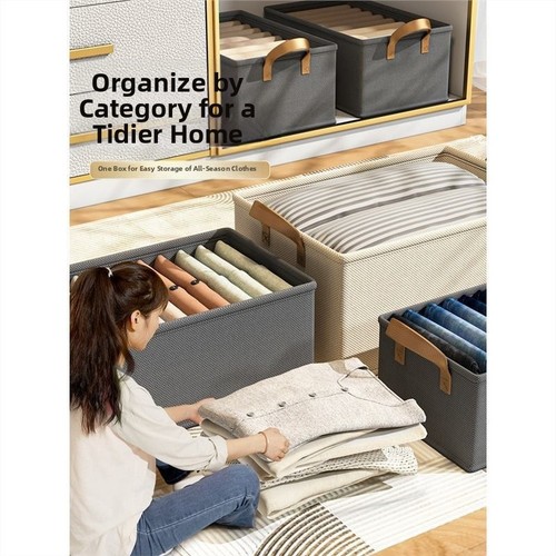 Clothing storage box foldable - storage,