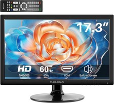 17 Inch PC Monitor 1600x900 LED Display Computer Monitor with VGA/HDMI/USB, (3A)