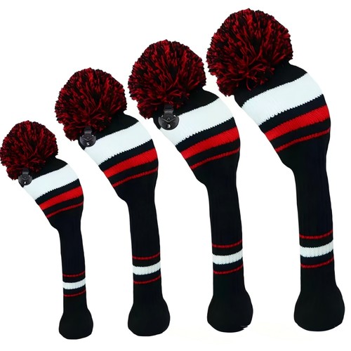 Golf wood club headcover pom - golf,