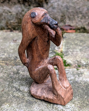 Vtg Wooden Carved Folk Art