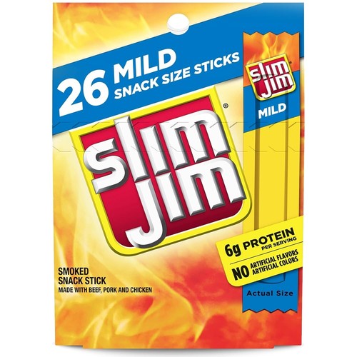 Slim jim smoked meat - smoked, sticks