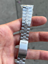 1960's Vintage Titus Calypsomatic Wristband Rare All Steel rare curved ends 18mm