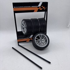 IXO hyundai Silver Set of 4 Wheels 1/18 Scale Diecast