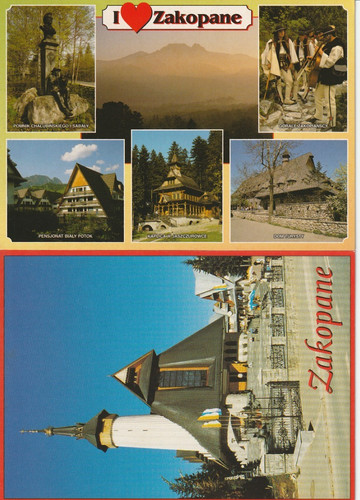 Poland zakopane postcards - -, x