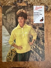 Women’s Knitting Patterns Chunky Jumper 38-40” Robin 1082