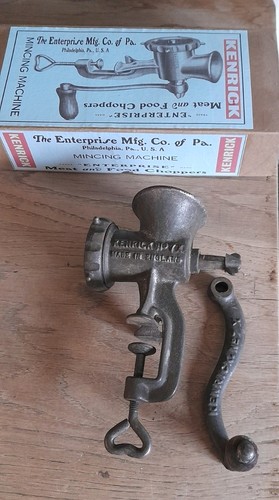 Vintage mincer kenrick 7x - no,