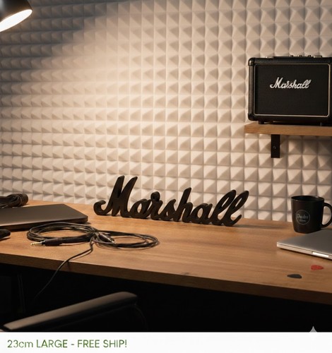 Marshall amp logo sign - amp,