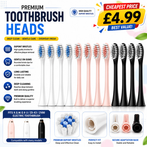 Replacement heads for sonic - heads,