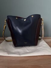 Mulberry Camden Bag Navy Blue Gold Detail Genuine Beautiful structure 