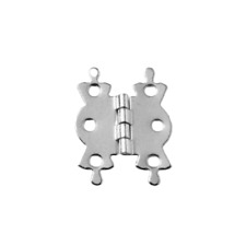 Butterfly Hinges Chest Craft Woodwork Cabinet Cupboard Door BZP Brass 40mm 50mm