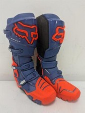 FOX INSTINCT OFFROAD MOTOCROSS MX QUAD BOOTS, UK10,US11, EU45, BLUE/ORANGE, K003