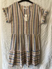 Next Linen Blend Tiered Multi