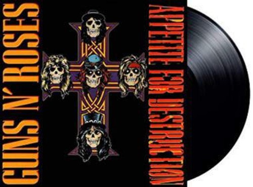 Guns roses appetite for - roses, lp