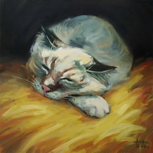 Original oil painting - original,