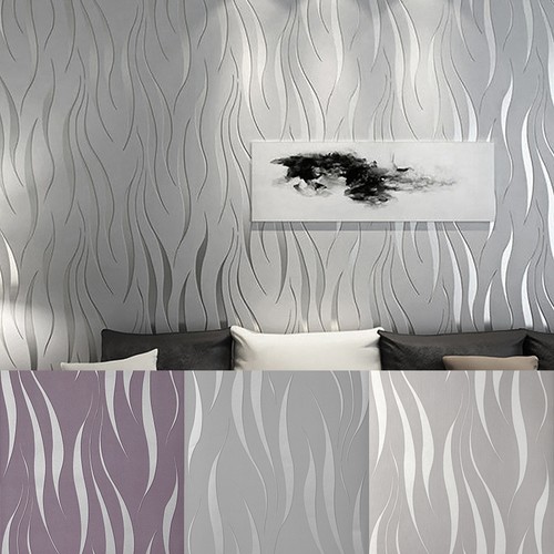 Damask wave stripes - damask,