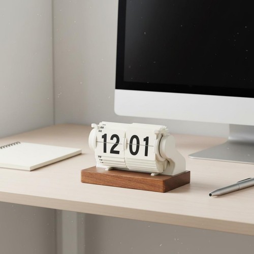 Mechanical table clock - mechanical,