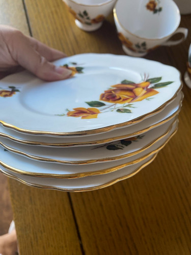 Royal vale bone china floral - bone,