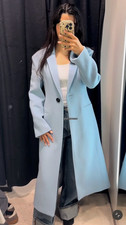 ZARA FITTED WOOL BLEND COAT ZW