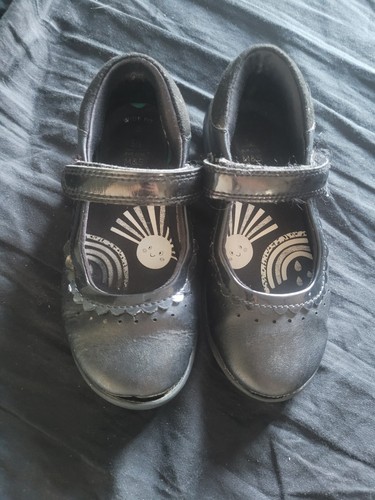 Black school shoes with - m&s,