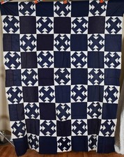 Vintage 1890's Indigo Blue &
