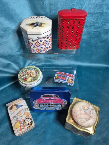 Vintage storage tin - vintage, of