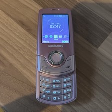 Samsung GT-S3100 Pink Slider Mobile Phone Working Condition 