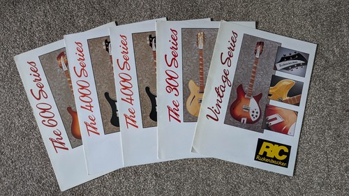 Rickenbacker guitar catalogues - rickenbacker,