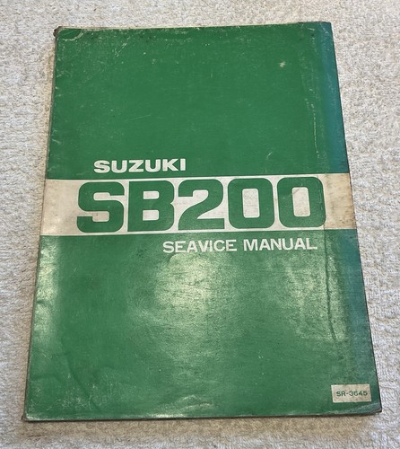 Factory suzuki sb200 workshop - sb200,