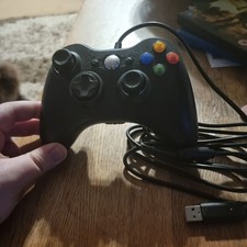 USB Wired Xbox 360 Controller Shaped Game Controller Gamepad For PC Windows