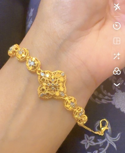 Gold plated bracelet - 22,