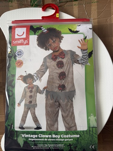 Kids vintage clown costume boy - kids,