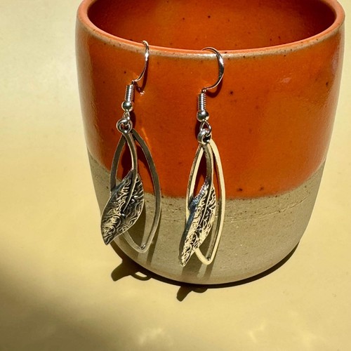 New leaf earrings nature - /,