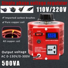 500VA 0-130V/300V LCD Electric