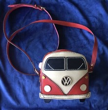 Unique Handcrafted Genuine Leather Camper Van Shoulder Bag
