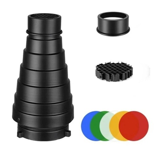 Flash snoot mount - flash, conical
