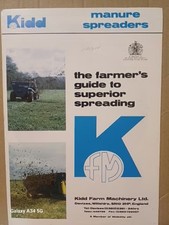 kidd  manure  spreaders  sales  brochure