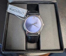 BRAND NEW MOVADO MUSEUM BLUE