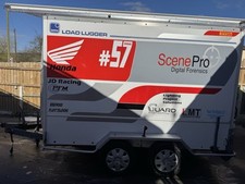 Load Lugger Twin Axel Box Trailer With Race Awning  2002 