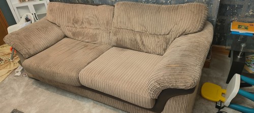 Dfs striped corduroy sofa - dfs,
