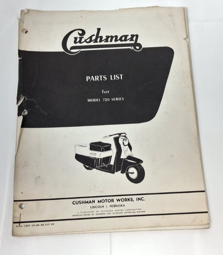 Cushman scooter 720 - 57,