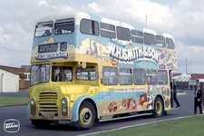 Bus Photo - Blackpool Transport 537 LFR537F Leyland Titan PD3 WH Smith advert