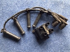 Ford Escort Fiesta Puma Ka etc Ignition Coil Pack & Leads 928F-12029 ♻️