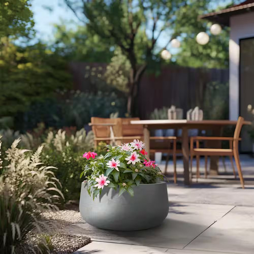 Concrete round modern - d,,