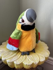 Talking parrot plush toy - parrot,