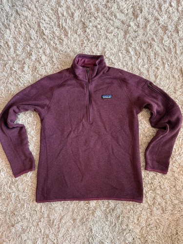 Purple patagonia quarter zip - quarter,