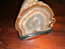 BIG CRYSTAL MINERAL ROCK POLISHED LARGE ROCK ON PEDESTAL  1 