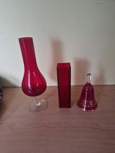 Red glass items - glass, 1