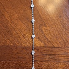 14k White Gold Tennis Bracelet