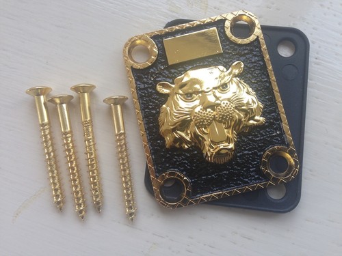 Unusual gold electric guitar - electric,